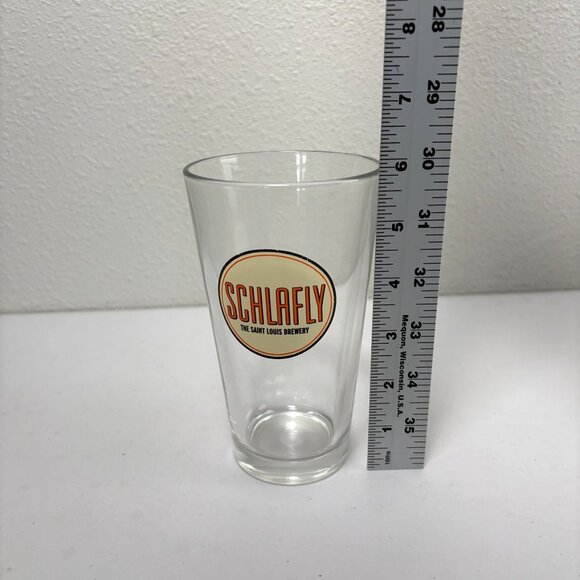 Schlafly Beer Mug Pint Glass Saint Louis Brewery Mancave Barware - Picture 7 of 8